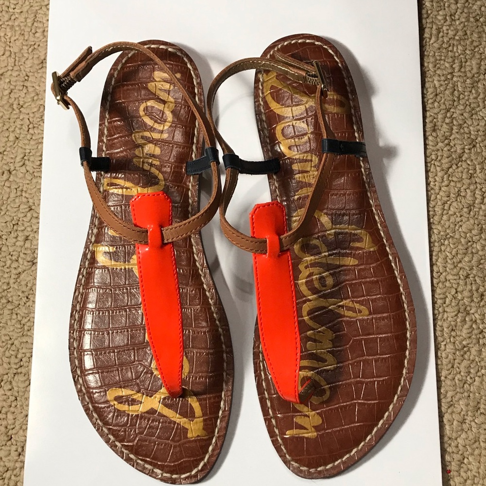 NWOB Sam Edelman Gigi Thong Sandal / Orange / 9